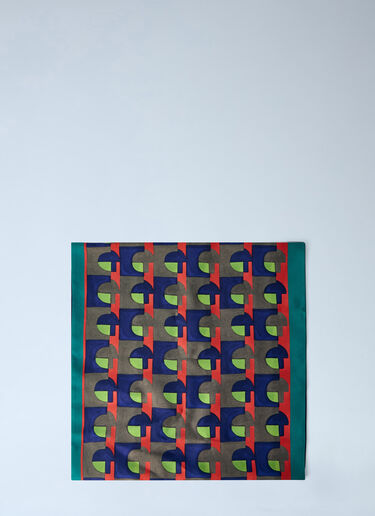 Miu Miu Printed Silk Scarf Multicolor miu0164038