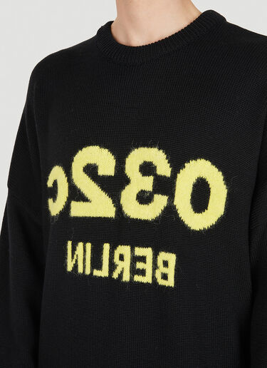 032C Reverse Selfie Sweater Black cee0150003