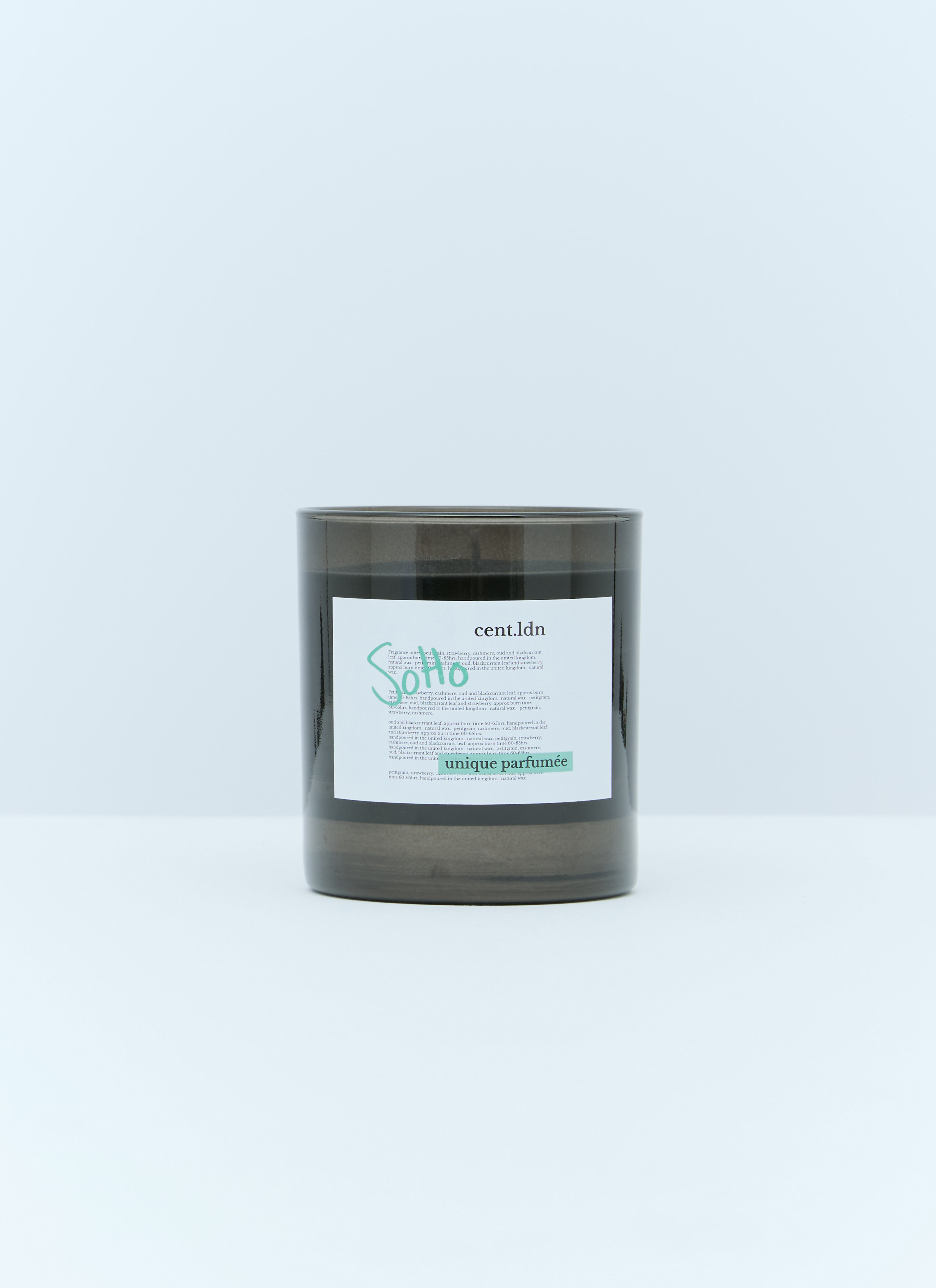 cent.ldn Soho Scented Candle Black ctl0355007