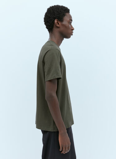 A.P.C. ロゴプリントTシャツ カーキ apc0154003