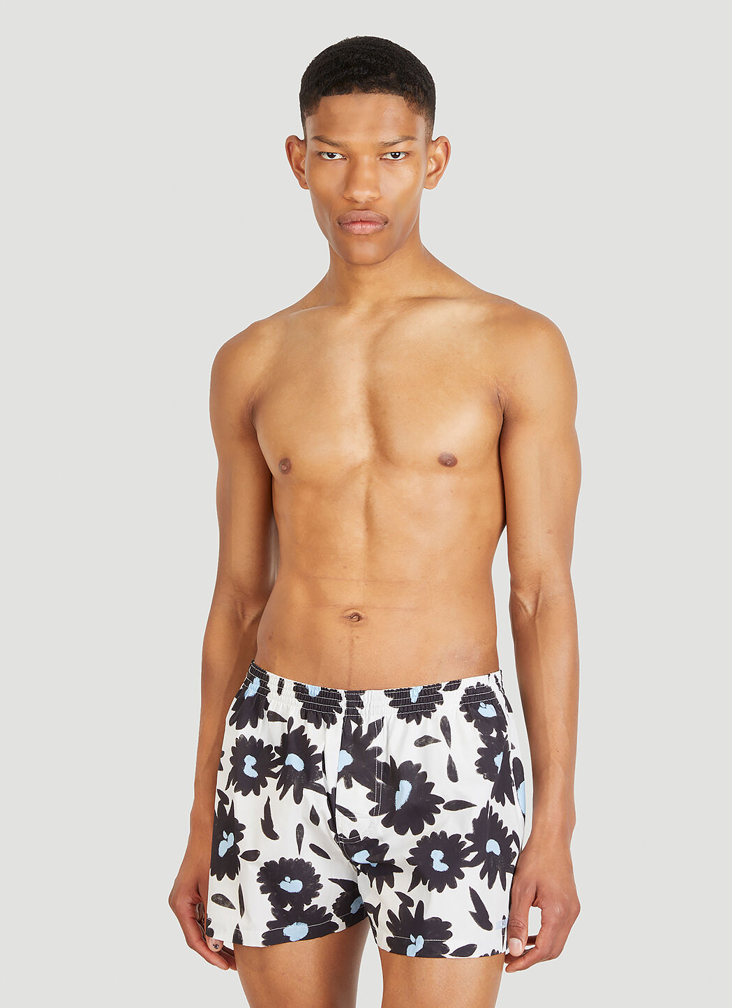 Jacquemus Le Calecon Boxer Swim Shorts in Grey | LN-CC®