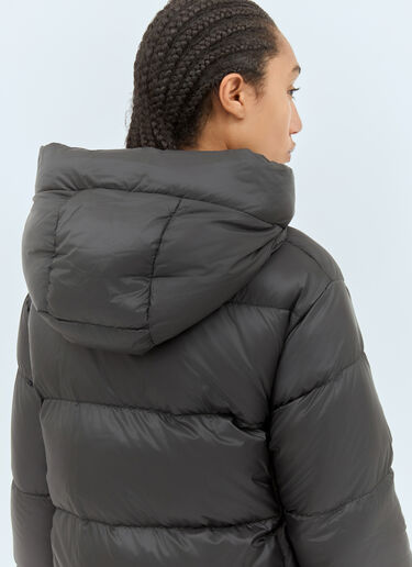 Max Mara Long Water-Repellent Down Coat Black max0258028