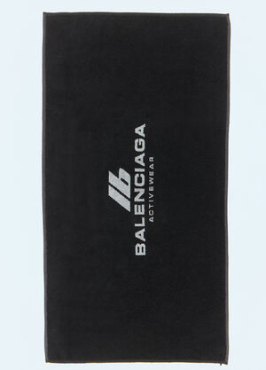 Rick Owens Activewear Gym Towel Black ric0159061