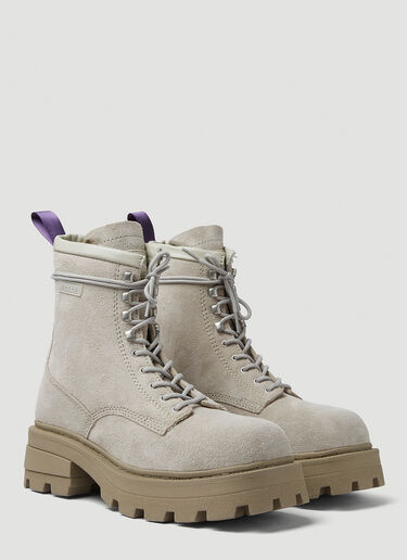 Eytys Michigan Lace Up Boots Grey eyt0349051