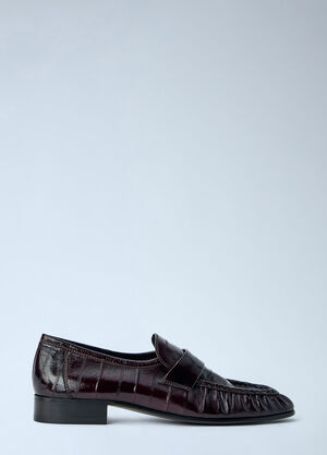 The Row Soft Loafers Burgundy row0266034