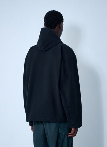 Logo Motif Zip-Up Jacket Balenciaga Logo Motif Zip-Up Jacket Black bal0161012
