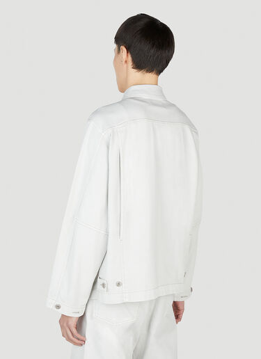 Lemaire Boxy Denim Jacket White lem0352002
