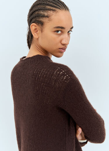Helios Sweater The Row Helios Sweater Brown row0258016