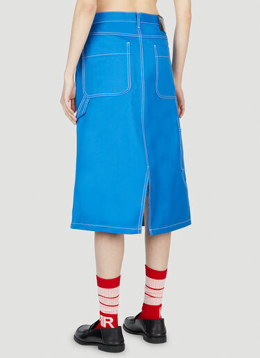 Meryll Rogge ワークウェアスカート ブルー mrl0252008