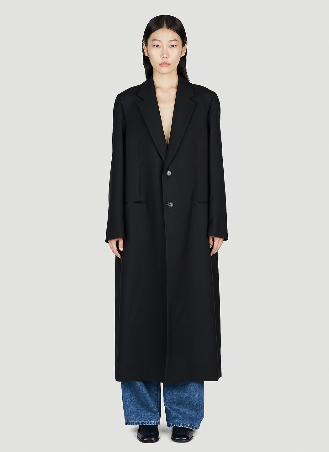 The row black coat on sale