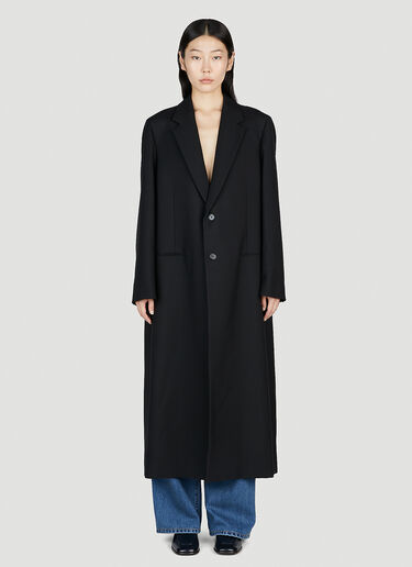 The Row Cheval Oversized Coat Black row0253003