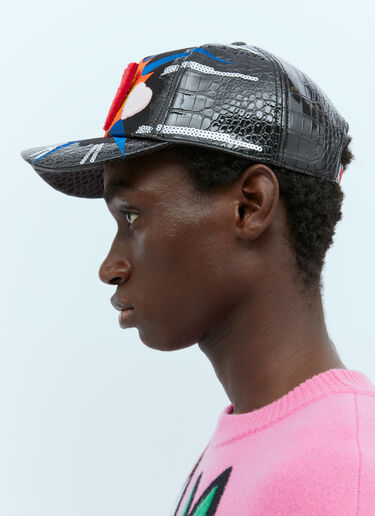 Walter Van Beirendonck Explosion 棒球帽 黑色 wlt0154022