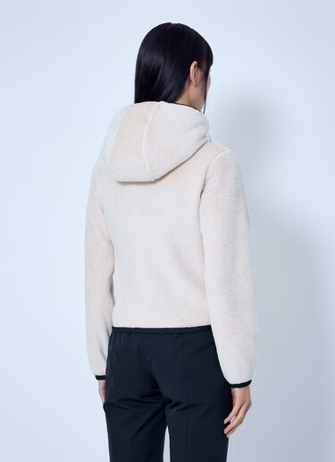 LN-CC® - Moncler Grenoble: Polartec® Padded Zip-Up Hoodie - Cream Moncler Grenoble Polartec® Padded Zip-Up Hoodie Cream mog0265019