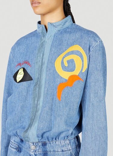Chambray Playsuit Marni x No Vacancy Chambray Playsuit Blue mvy0253013