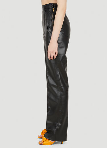 Nanushka Shannon Leather Pants Black nan0247008