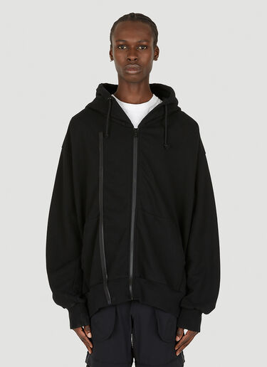 UNDERCOVER Double Zip Hooded Sweatshirt Black und0148004