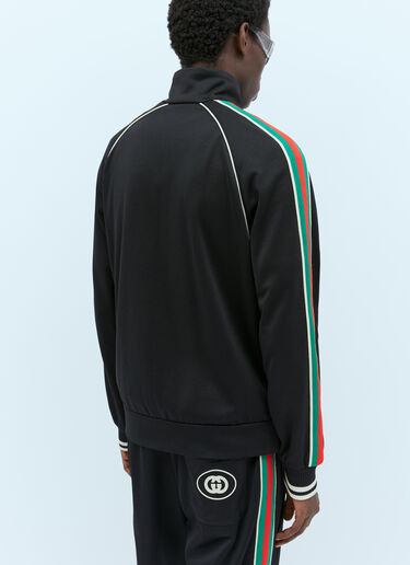 Gucci Web Stripe Track Jacket Black guc0153021