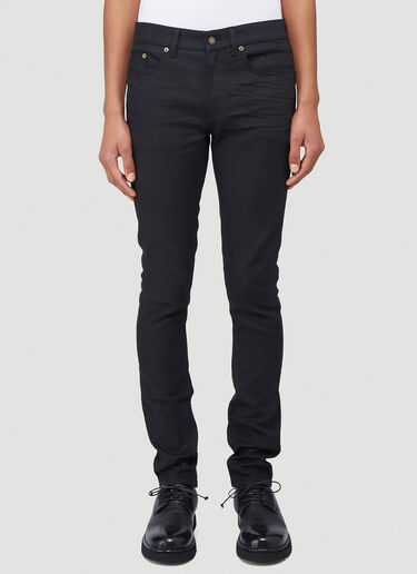 Saint Laurent Slim-Fit Jeans Black sla0140002