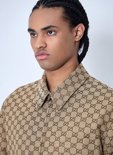 Gucci GG Canvas Overshirt Beige guc0159041