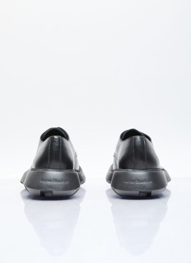 Acne Studios Leather Lace-Up Shoes Black acn0156017