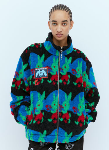 Bunny Soft-Fleece Jacket Chopova Lowena Bunny Soft-Fleece Jacket Blue cho0254010