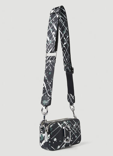 Marc Jacobs Splatter Snapshot Shoulder Bag Black mcj0248002