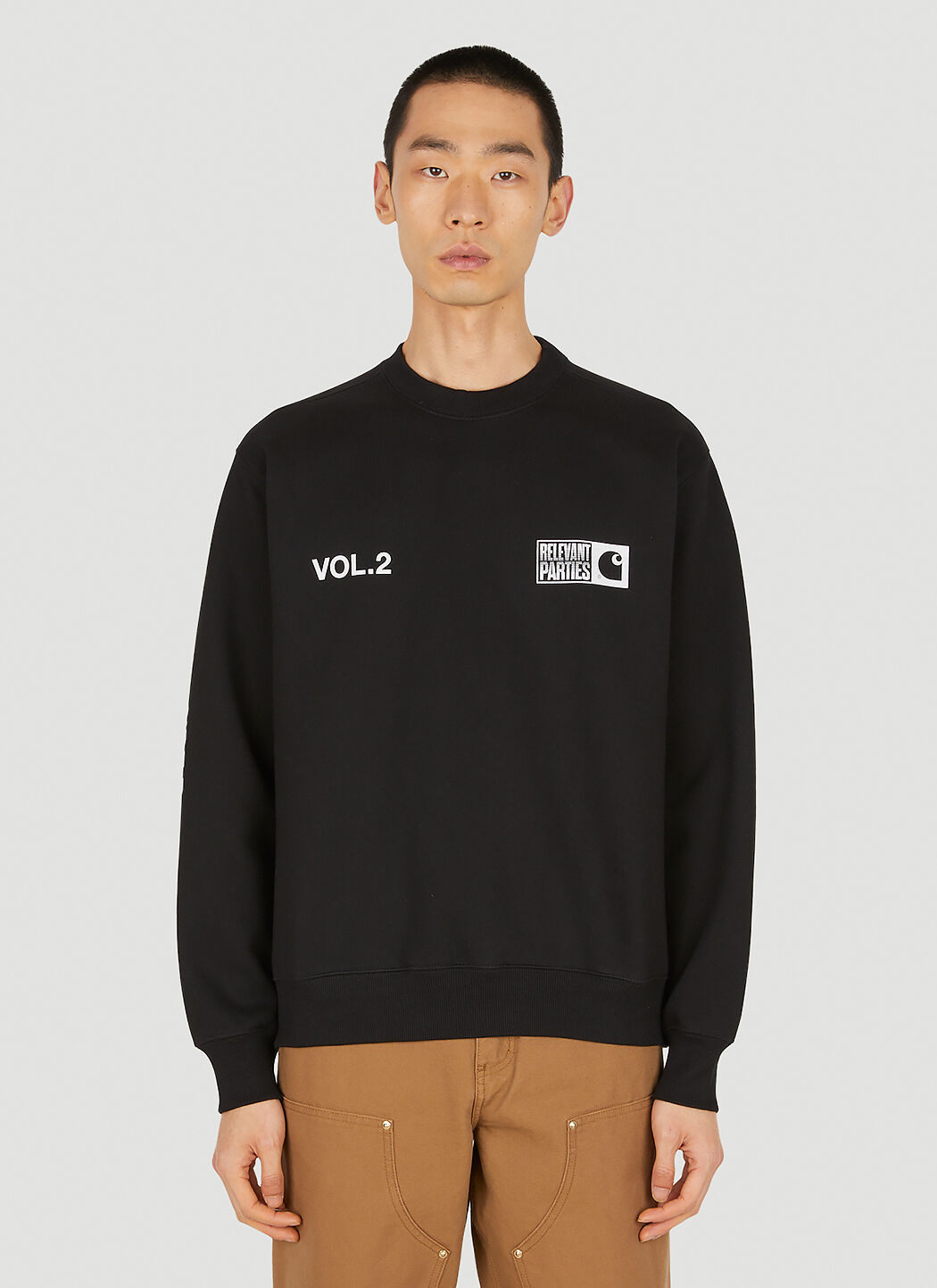 Carhartt wip hotsell sweatshirt black