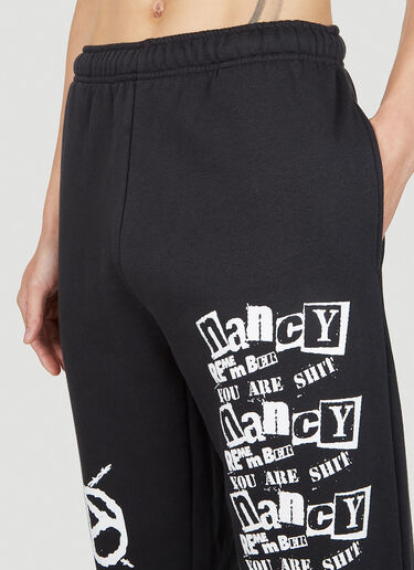 Nancy World Peace Track Pants Black ncy0151006