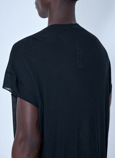 Rick Owens ジャンボショートスリーブTシャツ 黒 ric0165074