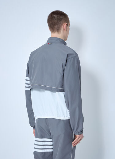 Thom Browne Tonal Track Jacket Grey thb0160001