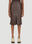 Jil Sander 코르시카 가죽 스커트 블루 jil0249004