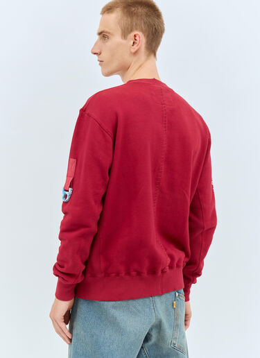 Space Available Recycling Uniform Sweatshirt Red spa0158009