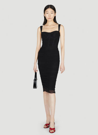 Dolce & Gabbana 束衣连衣裙 黑色 dol0251006