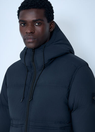 Stone Island Short Matt Ripstop CORDURA® Parka Jacket Black sto0162001