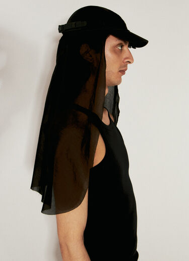 Innerraum Object C11 Baseball Cap With Veil Black inn0356008