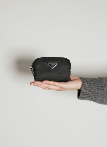 Prada Re-Nylon Zip Pouch Black pra0256037