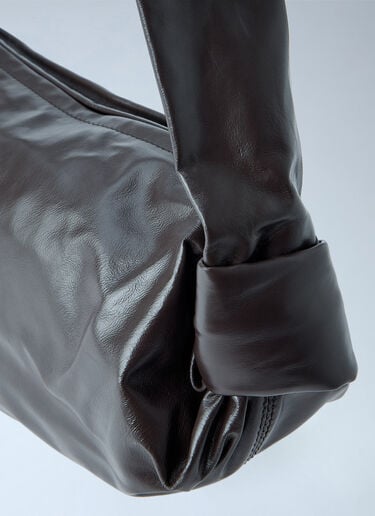Lemaire Medium Soft Croissant Bag Brown lem0266036