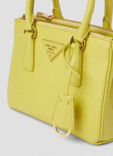 Prada Galleria Saffiano Handbag Yellow pra0252023