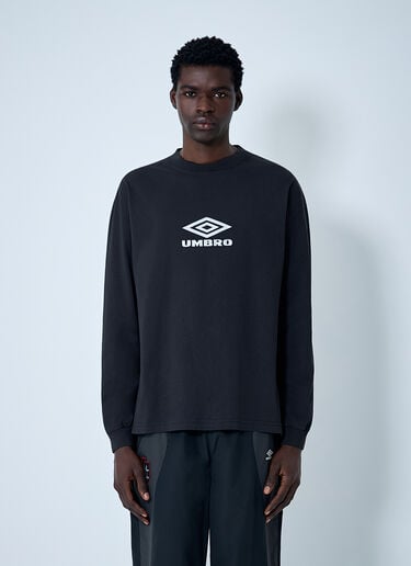 Logo Motif T-Shirt Umbro Logo Motif T-Shirt Black umb0162009
