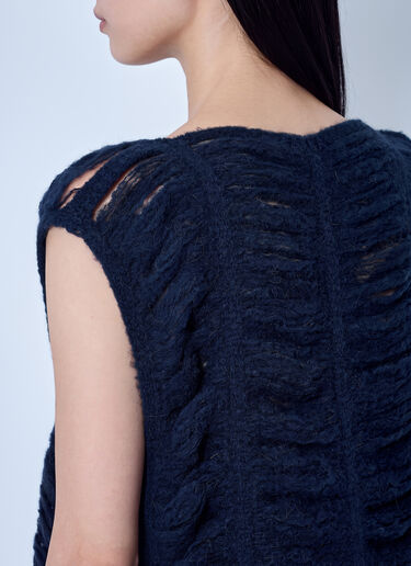 LN-CC® - Our Legacy: Rib Cage Vest - Navy Our Legacy Rib Cage Vest Navy our0265026