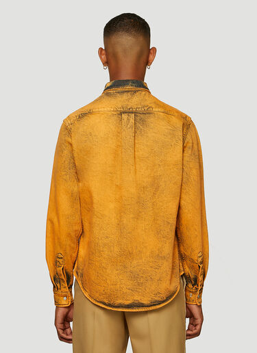 Marni Dyed Denim Shirt Orange mni0147002
