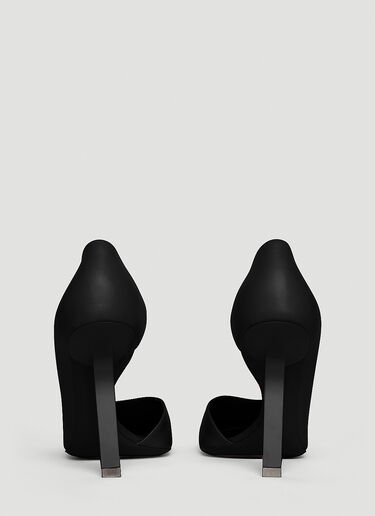 Balenciaga Squared Toe Heels Black bal0245016