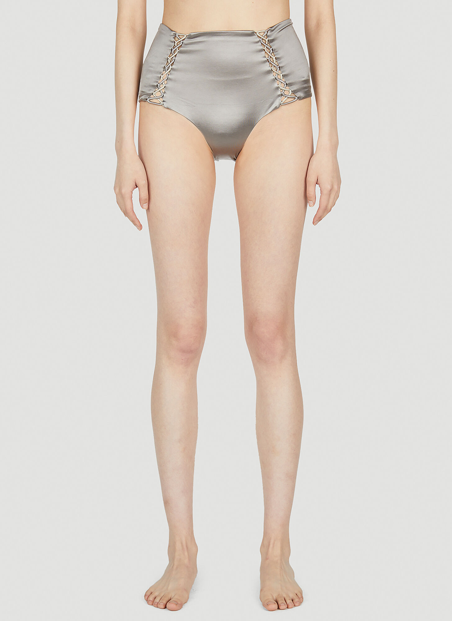 Isa Boulder Cableknot Bottoms In Silver