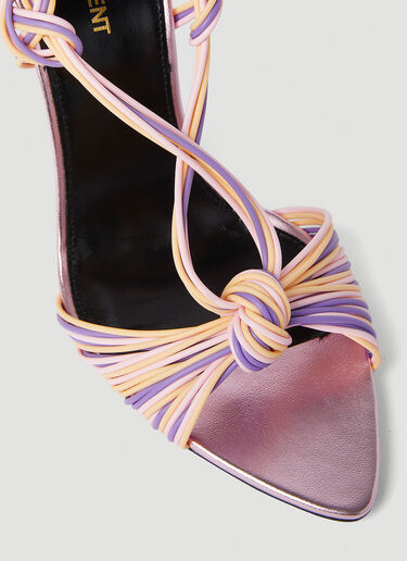 Saint Laurent Pool High Heel Sandals Pink sla0251177