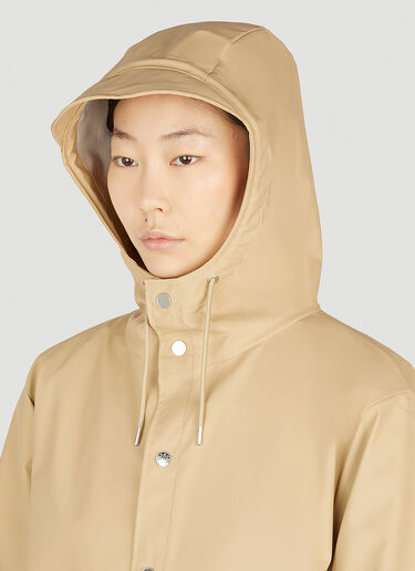 Rains Hooded Rain Jacket Beige rai0352002