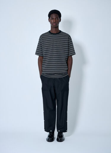 Comme des Garçons Homme Wool-And-Linen Pants Black cdh0160003