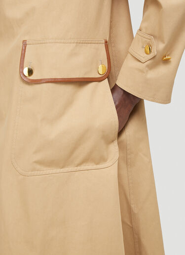 Gucci Oversized Trench Coat Beige guc0140023