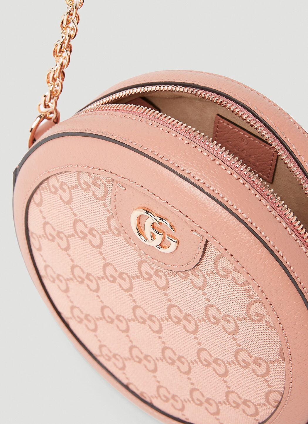 Gucci Women s Ophidia Circle Shoulder Bag in Pink LN CC