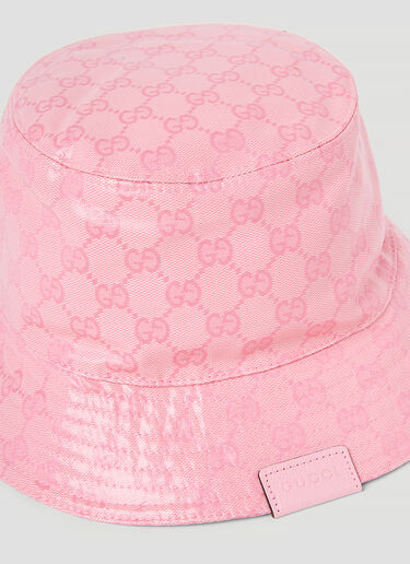 Gucci GG Jacquard Bucket Hat Pink guc0154055