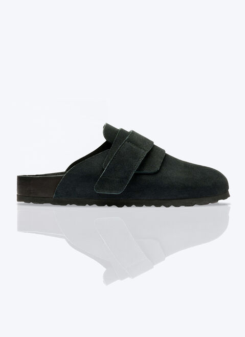 Birkenstock 1774 x Tekla Nagoya Suede Clogs Black brt0355001